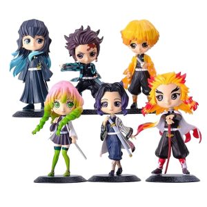 فیگور کیوپاسکت شیطان کش Demon Slayer مجموعه 6 عددی