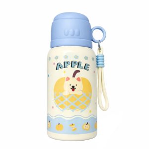 فلاسک کودک طرح توله سگ و جوجه گنجایش 0.5 لیتر